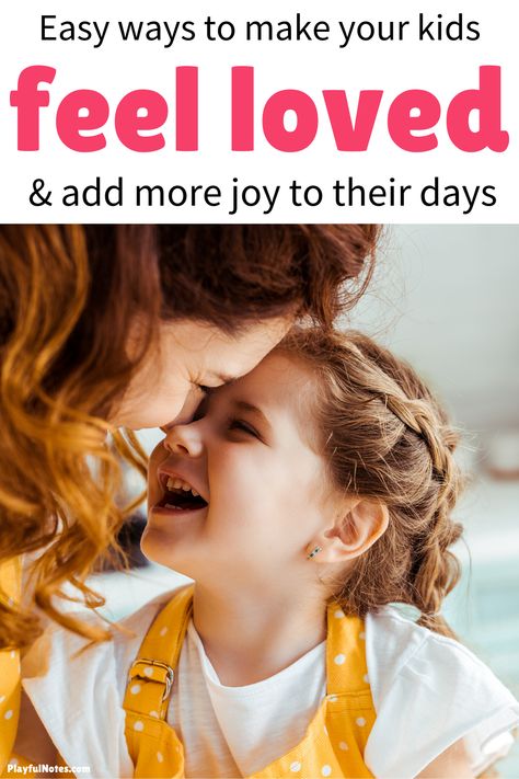 Discover 16 simple ways to connect and make kids feel loved every day. These great ideas are easy to put into practice and they mean so much for the children!   --- Raising happy kids | Connecting with kids | Motherhood tips  #ParentingTips #Motherhood #RaisingKids Kids Feelings, Motherhood Tips, Parenting Goals, Olivia Grace, Toddler Stuff, Parenting Knowledge, Parenting Tools, Baby Activities, Breaking Point