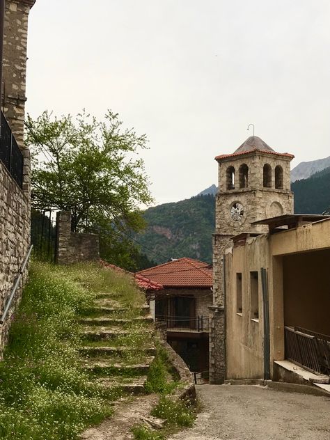 #villageaesthetic#greekvillage#church#oldchurch#orthodox#nature Village Aesthetic, Movie Stills, Camera Roll, Greece, House Styles, Quick Saves