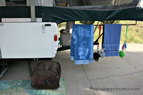 How We Organize Our Pop Up Camper - The Pop Up Princess Pop Up Camper Hacks, Pop Up Remodel, Pop Up Camper Ideas, Pop Up Camper Remodel, Popup Camper Remodel, Pop Up Camping, Pop Up Tent Trailer, Zelt Camping, Pop Up Campers