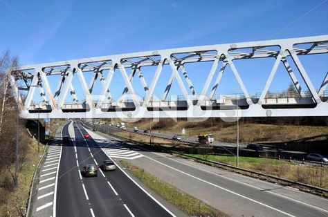 Warren Truss, Steel Girder, Steel Architecture, Truss Bridge, Railway Bridges, Bridge Building, Greater Manchester, Building Ideas, Art Prompts