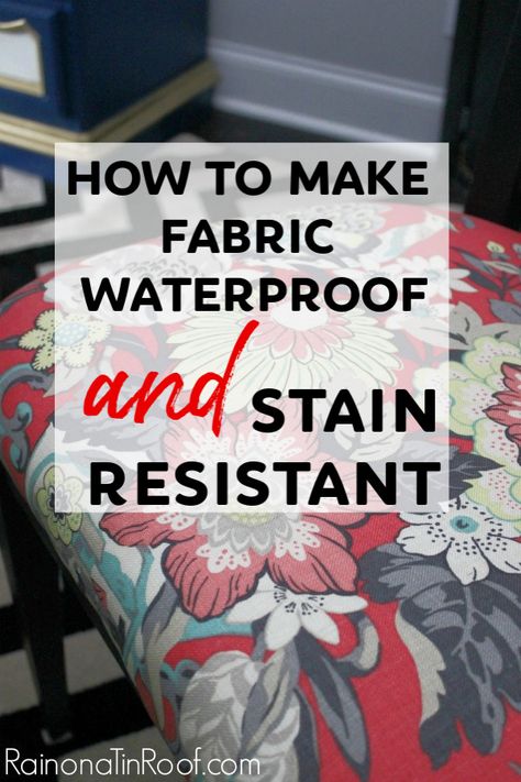 Upholstery Fabric Projects, Upholstry Fabric, Diy Furniture Upholstery, Diy Staining, Sewing Cushions, Fabric Stains, Upholstery Diy, Visual Memory, Stain Resistant Fabric