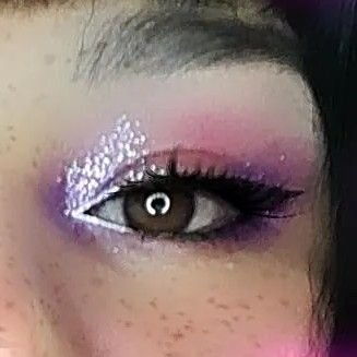 Aesthetic Euphoria Purple Cute Glitter Makeup Aesthetic, Disney Cars, Aesthetic Makeup, Mean Girls, Maquillaje De Ojos, Violet, Makeup, Make Up