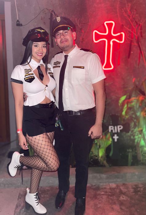 Pilot And Flight Attendant Couple Costume, Pilot Couples Costume, Pilot Halloween Costume Women, Flight Attendant And Pilot Costume, Pilot And Flight Attendant Costume, Pilot Costume Women, Pilot Kostüm, Pilot Couple, Pilot Halloween Costume