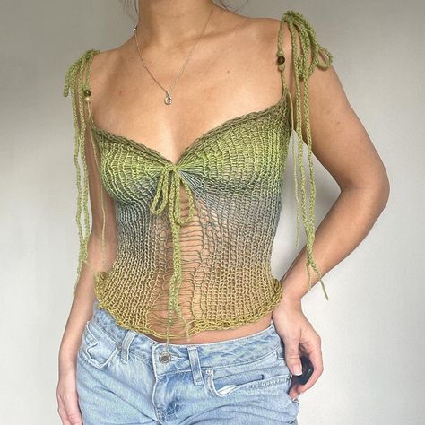 Knit Distressed Top, Crochet Top Distressed, Sheer Crochet Top, Ruched Crochet Top, Funky Crochet Top, Crochet Distressed Top, Distressed Crochet Top, Crochet Mohair Top, Crochet Rave Top