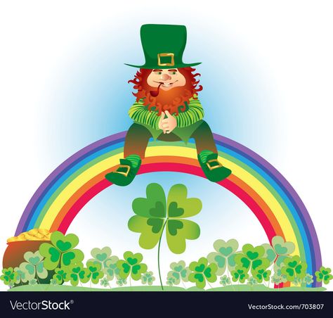 Rainbow Vector, Unicorn Rainbow, Pot Of Gold, St Pattys, St Pattys Day, Over The Rainbow, All That Glitters, Big Picture, The Rainbow