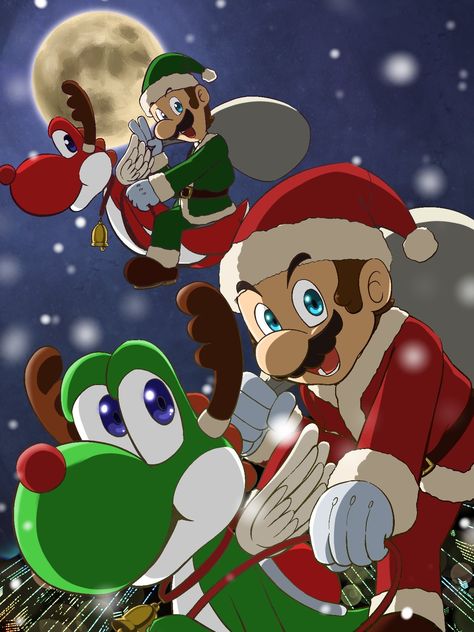 Natal Wallpaper, Mario Christmas, Mario Und Luigi, Princess Peach Party, Sweaters 2022, Christmas Cartoon Characters, Mario Stuff, Nintendo Princess, Childhood Characters