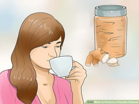 3 Ways to Perform a Parasite Cleanse - wikiHow Health Diy Parasite Cleanse, Toxic Off, Crochet Mittens Free Pattern, Seeds Benefits, Intestinal Parasites, Parasite Cleanse, Miss X, Contaminated Water, Stomach Issues