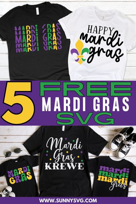 mardi gras svg free Mardi Gras Svg Files, Svg Shirts, Mardi Gras Crafts, Mardi Gras Svg, Mardi Gras Costumes, Custom Made Shirts, Svg Downloads, Free Svg Files, Cricut Free