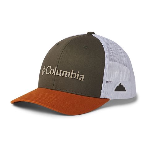 Columbia Mesh Snap Back Adjustable Columbia Logo Hat | Columbia.com Sportswear Logo, Columbia Logo, Snap Back Hat, Blue Buffalo, Logo Hat, Back Hat, Vintage Patches, Azure Blue, Snap Back