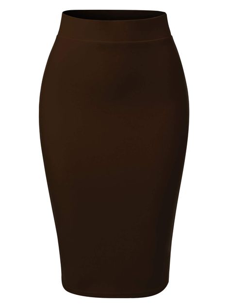 PRICES MAY VARY. 95% Polyester, 5% Spandex Imported Pull On closure Machine Wash This bold solid pencil skirt is ready to brighten up your office style. Super pretty with fitted tees and sweaters, and silky fabric for a smooth fit. Soft and High Quality Fabric With Strong Elasticity [MSKW002] Striped Patterned [MSKW005] Flower Patterned Machine wash in cold water; Gentle cycle, do not use chlorine bleach, Hang to Dry, Iron at low setting Wide variety of colors allow you to find perfect one to ma Brown Pencil Skirt, Bodycon Pencil Skirt, Pencil Skirt Outfits, Midi Pencil Skirt, Womens Pencil Skirts, Midi Skirt Pencil, Wear To Work, Casual Skirt, Black Laces