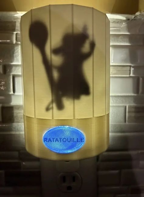 Light Up Your Kitchen With This Ratatouille Night Light! Ratatouille Themed Kitchen, Disney Theme Kitchen, Ratatouille Kitchen Design, Disney Home Decor Ideas, Ratatouille Decorations, Ratatouille Kitchen Decor, Ratatouille Decor, Pixar Decor, Adult Disney Room Decor