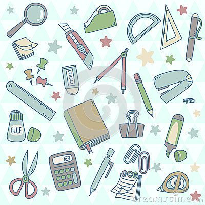 Set Office Stationery Math Supplies Stock Illustrations – 204 Set Office Stationery Math Supplies Stock Illustrations, Vectors & Clipart - Dreamstime Math Supplies, Office Supplies Illustration, Math Clipart, Colorful Stationery, Math Tools, Office Themes, Triangle Ruler, Education Icon, School Tool