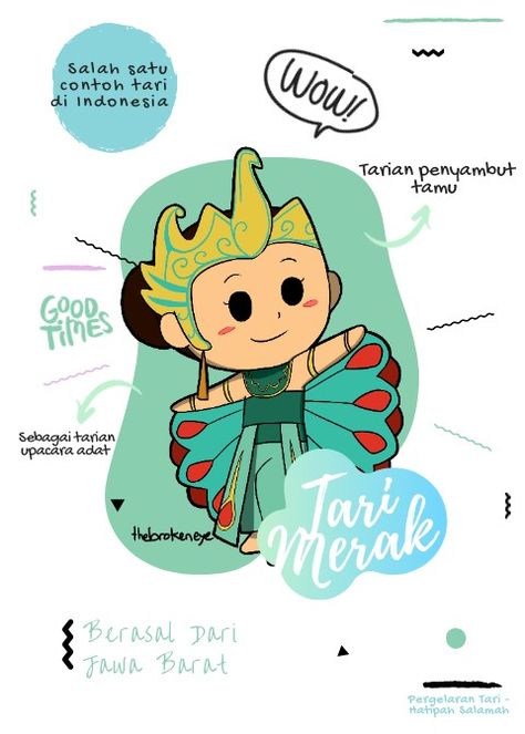 Tari Merak Tari Tradisional Khas Jawa Barat oleh Hatipah Salamah Tari Merak Art, Poster Tari, Poster Tarian, Tari Tradisional, Moodboard Fashion, Pop Up Book, Mood Board Fashion, Nature Wedding, Anime Quotes