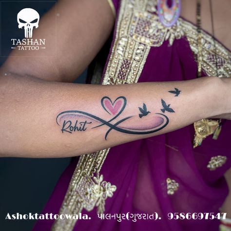 TashanTattoo
AshokTattooWala
S.4.5,Tirupati plaza
Opp. New bus stand
Near gd modi collage
Palanpur (gujrat)
9586697547
9687533310 Infinity Color Tattoo, Infinity Tattoo Meaning, Eternity Tattoo, Infinite Tattoo, Heaven Tattoos, Meaningful Tattoo Quotes, Girls Tattoo, Meaningful Tattoo, Infinity Tattoos