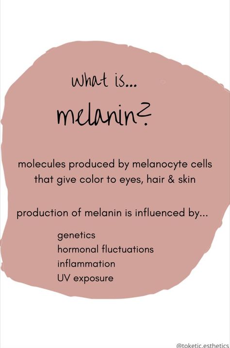 Fun fact: Everyone (regardless of background) has the roughly the same number of melanocytes, they just produce different amounts of melanin & distribute it differently throughout the skin! Click to learn more about melanin & treating hyperpigmentation! Melanin Skin Care Routine, Fun Facts About Skin, Hyperpigmentation Tips, What Is Melanin, Increase Melanin, Melanin Skin, Treating Hyperpigmentation, Skin Facts, Skincare 101