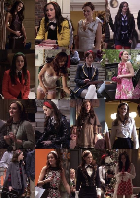 Blair Waldorf Iconic Outfits, Blair Waldorf Style Outfits, Blair Waldorf Season 1, Gossip Girl Blair Outfits, Gossip Girl Outfits Blair, Gossip Girl Outfits Inspiration, Blair Fashion, Blair Waldorf Aesthetic, Blair Waldorf Outfits