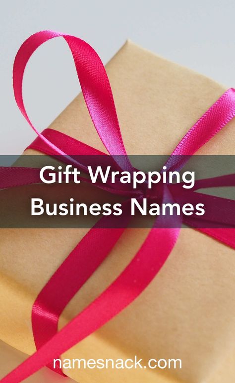 Gift Wrapping Business Names, Gift Hamper Business Name Ideas, Gift Wrapping Business How To Start A, Gift Shop Names Ideas, Buisness Name Ideas, Gift Shop Names, Gift Wrapping Business, Catchy Business Name Ideas, New Business Names