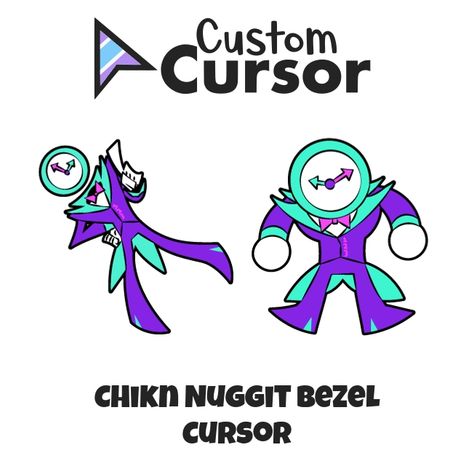 Bezel is the main character in Chikn Nuggit. He is a personified clock - the embodiment of time. He looks like a tall, slender humanoid with a cyan clock for a head and no neck. He wear... Custom Cursor is #1 for cursors! Bezel Chikn Nuggit Fanart, Bezel Chikn Nuggit, Kellen Goff, Chikn Nugget, Lacey Games, Object Head, Doomsday Clock, Object Heads, Custom Cursor