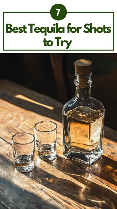 Image of a bottle of premium tequila and shot glasses on a wooden table, ready for serving at a party or casual gathering. Classic Tequila Cocktails, Best Tequila, Tequila Drinks, Tequila Shots, Tequila Cocktails, Cordial, Host A Party, Tequila, Good Things