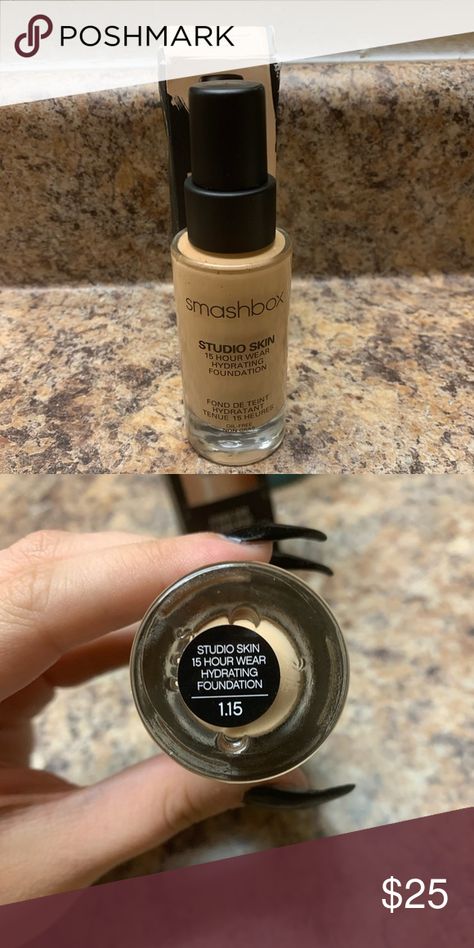 Smash Box, Box Studio, Smashbox Makeup, Foundation Colors, Skin Foundation, Makeup Foundation, Womens Makeup, Foundation, Cream