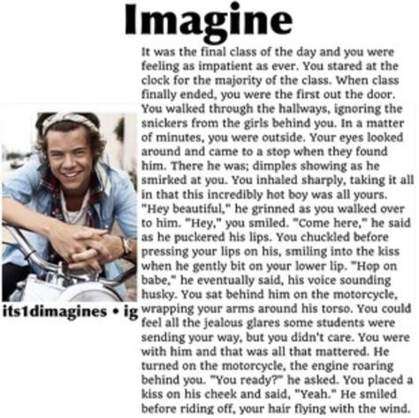 Go ahead.. BE JEALOUS! Hes mine!!!! :) Harry Styles Imagines Romantic, Harry Styles X Yn, Harry Styles School, Harry Styles Crying, Harry Styles Images, Harry Styles Facts, Jealous Boyfriend, Harry Styles Imagines Dirty, Harry Imagines