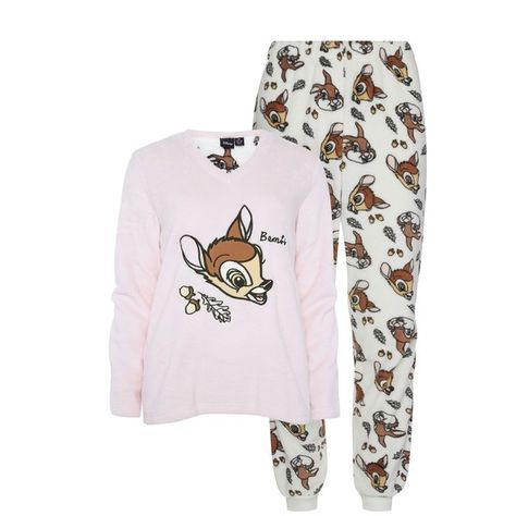 Disney Bambi Sherpa PJ Set ❤ liked on Polyvore featuring intimates, sleepwear, pajamas, disney, disney pajamas, disney pjs and disney sleepwear Hello Kitty Pj Pants, Primark Pjs, Primark Pyjamas, Disney Pjs, Disney Clothing, Disney Pajamas, Cute Pjs, Cute Sleepwear, Christmas Nightwear