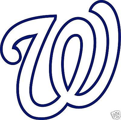 WASHINGTON NATIONALS Logo W * Window Wall STICKER * Vinyl Car DECAL Washington Nationals Tattoo, Custom Timbs, Washington Dc Tattoo, Washington Nationals Logo, Tattoo Letters, Tattoo Lettering Alphabet, V Logo Design, Earth Fashion, Jersey Ideas