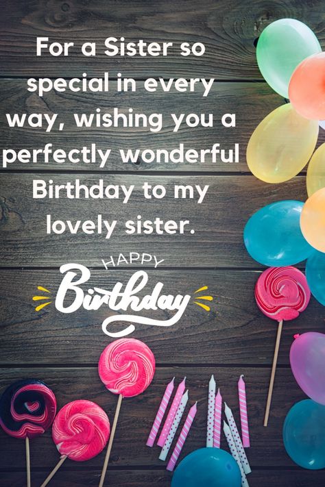 Best happy birthday wishes for your sister. Wish her happy birthday and make her day beautiful. Sister Birthday Wishes, Happy Birthday Little Sister, Happy Birthday Wishes For Sister, Happy Birthday Dear Sister, Birthday Greetings For Sister, Happy Birthday Wishes Sister, Best Happy Birthday Wishes, Happy Birthday Sister Quotes, Simpul Pita