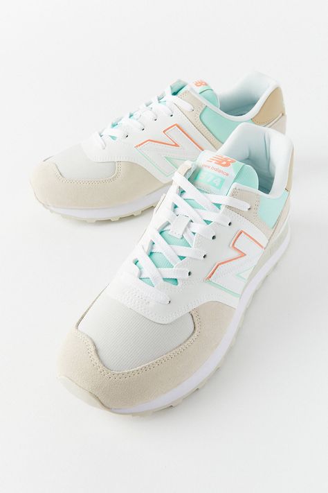 New Balance 574 Colorful, New Balance Women Colorful, Women’s New Balance 574 Outfit, Pastel New Balance, New Balance Preppy, New Balence Shoes, New Balance Shoes Colorful, Preppy New Balance Shoes, Women’s New Balance Shoes