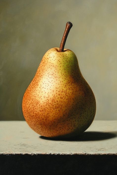 Pear Fruit Meaning and Symbolism (Fragility and Success) Pear Reference Photo, Pear Still Life Photography, Drawing Study Reference, Pear Reference, Fruit Reference Photo, Fruits Reference, Fruit Reference, Watercolor Food Art, Still Life Reference