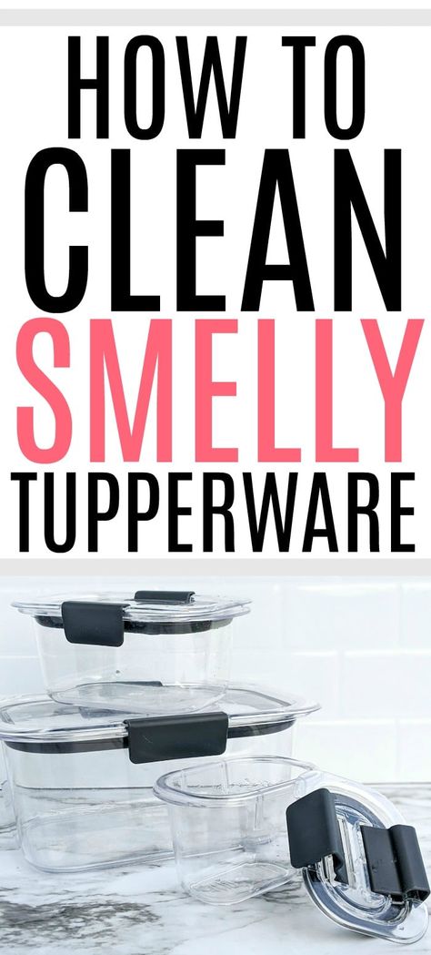 How To Get Onion Smell Out Of Tupperware, How To Clean Plastic Containers, How To Clean Old Sticky Tupperware, Mold Smell, Frugal Kitchen, Tupperware Consultant, Coffee Smell, Cleaning Printable, Cleaning Schedule Printable