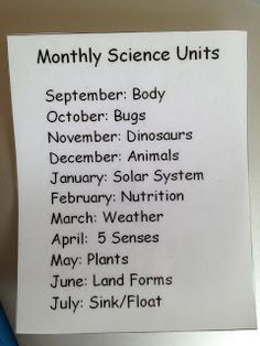 Setting up a science center...pick themes to cover throughout the year. Preschool Homeschool Set Up Small Space, Diy Homeschool Room, Stem Preschool, Homeschooling Materials, Pre-k Science, Montessori Lessons, Kindergarten Prep, Homeschool Preschool Activities, Homeschool Education