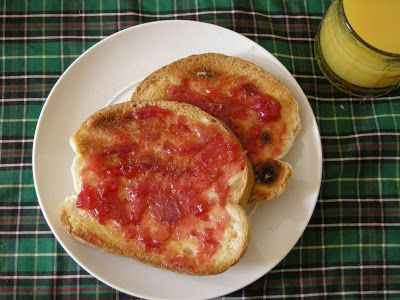 Heavenly Rhubarb Jam, Strawberry Rhubarb Jelly, Rhubarb Jelly, Toast Bacon, Strawberry Rhubarb Jam, Cream Crackers, Homemade White Bread, Jar Of Jam, Rhubarb Jam