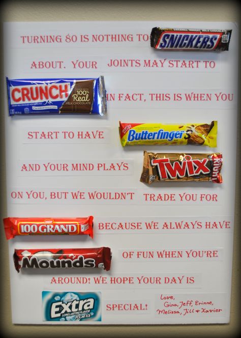 80th birthday candy bar poster 40 Candy Bar Poster, 60 Candy Bar Poster, Candy Poster Board 60th Birthday, 50 Candy Bar Poster, 75th Birthday Candy Bar Poster, 90th Birthday Candy Bar Poster, Candy Bar Birthday Cards Poster Ideas, 50th Candy Bar Poster, 40th Birthday Candy Bar Poster