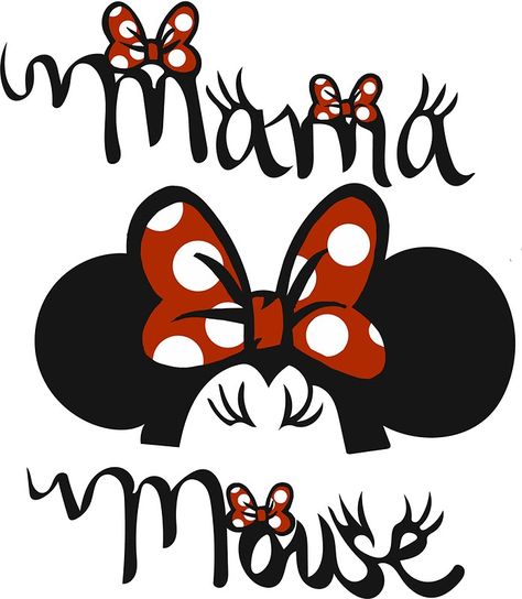 Mama Mouse Shirt Minnie Mouse Cricut Ideas, Disney Applique, Mickey First Birthday, Mouse Crafts, Disney Vacation Shirts, Mickey Mouse Art, Diy Disney Shirts, Minnie Shirt, Shirt Sticker