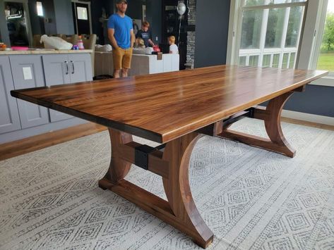 Wooden Dinner Table, Woodworking Coffee Table, Organic Dining Room, Wooden Dining Table Modern, Wood Dinner Table, Fine Woodworking Furniture, Dining Table Ideas, Wood Dining Table Modern, Wooden Dining Table Designs