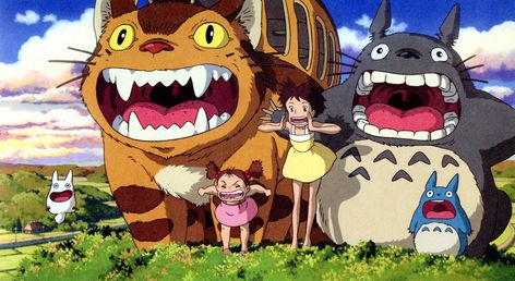 Studio Ghibli- My Neighbor Totoro Studio Ghibli Films, Art Studio Ghibli, Ghibli Artwork, Film Anime, Studio Ghibli Movies, Studio Ghibli Art, Ghibli Movies, Ghibli Art, Arte Inspo