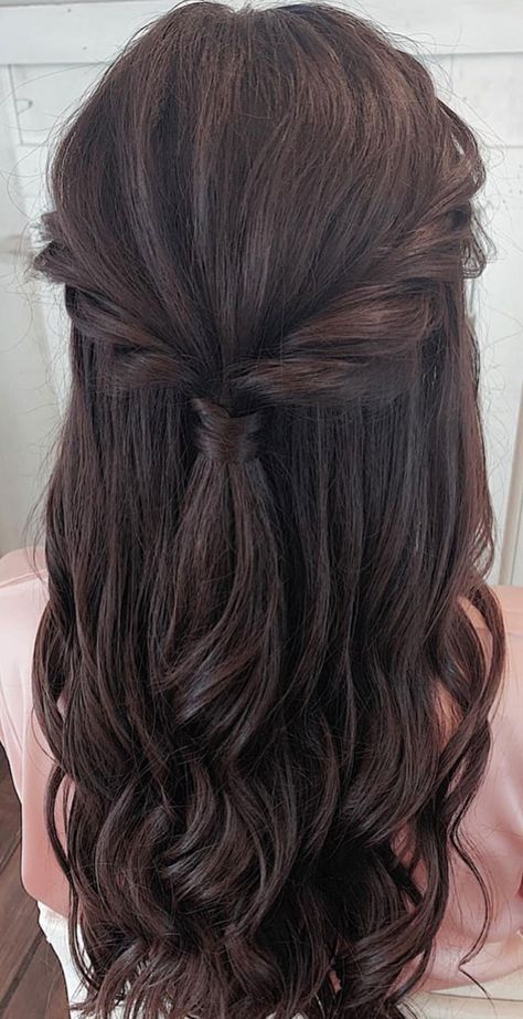 Down Hair Prom, Grad Hair, Half Up Hairstyles, Ball Hair, Half Up Half Down Hair Prom, Dance Hair, Bridesmaid Hairstyles Half Up Half Down, Hoco Hair Styles, Prom Hair Down