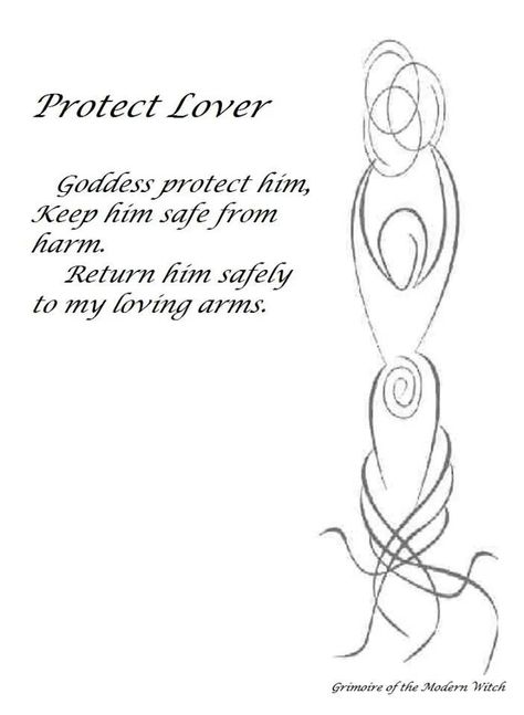 Protect lover                                                                                                                                                      More White Magic Spells, Witchcraft Spells For Beginners, Spells For Beginners, Magic Spell Book, Magick Spells, Wiccan Spell Book, Witchcraft Spell Books, Book Of Shadow, Witch Spell Book