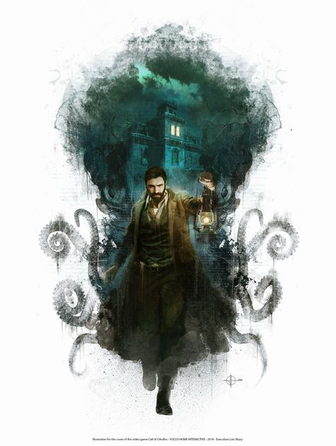 ArtStation - Call of Cthulhu - game Call of Cthulhu - Focus Home Interactive , Loïc Muzy Call Of Cthulhu Game, Playstation Ps3 Games, Good Horror Games, Video Games Xbox, Cthulhu Mythos, Cosmic Horror, Video Games Nintendo, Xbox One Games, Call Of Cthulhu