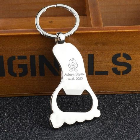 20x Personalized Baptism Christening Souvenir Foot Shaped Keychain Bottle Opener First Communion Favor Baptism Gifts For Guests Souvenir Ideas For Christening, Souvenirs For Christening, Christening Souvenir, Christening Souvenirs, Souvenir Ideas, Keychain Bottle Opener, Birthday Souvenir, First Communion Favors, Gifts For Guests