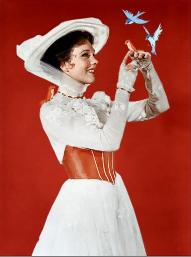 Mary Poppins Disfraz, Mary Poppins Kostüm, Julie Andrews Mary Poppins, Merry Poppins, Mary Poppins Movie, Disney Mary Poppins, Mary Poppins Costume, Mary Poppins 1964, Mr Banks