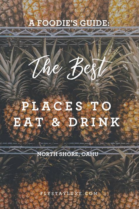 A Foodie's Guide: Best Places to Eat & Drink on Oahu’s North Shore. During next vacation to Oahu, Hawaii, check out these great food spots in and around Haleiwa town. From garlic shrimp food trucks, to the best coffee, gelato and shave ice and some of the best restaurants in Oahu #oahu #hawaii #foodiesguide #northshore #placestoeat Coffee Gelato, Hawaii North Shore, Shrimp Food, Shave Ice, North Shore Oahu, Surfing Pictures, Backpacking Tips, Summer Destinations, Eat And Drink