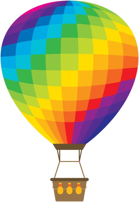 Rainbow Hot Air Balloon, Hot Air Balloon, Air Balloon, Free Png, The Rainbow, Bulletin Board, Hot Air, Transportation, Transparent Background