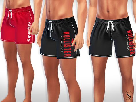 Male Sims Athletic and Swim Shorts design by Saliwa Found in TSR Category 'Sms 4 Male Athletic' Sims 4 Cc Athletic Wear Male, Sims 4 Gym, Arthdal Chronicles, Male Sims, Sims 4 Men Clothing, Sims 4 Male Clothes, Cc Sims4, Shorts Design, Sims 4 Body Mods