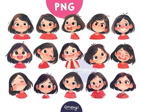 Toddler Character Design, Human Illustration Character Design, Child Illustration Character, Kids Illustration Character, Shape Characters, Emotions Illustration, Cute Little Characters, Clip Art Kids, Education Images