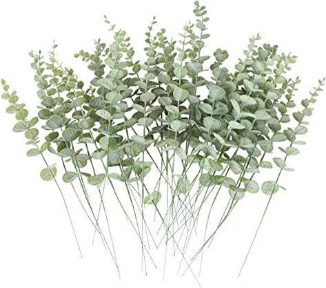 Amazon.com: Real Touch Flowers Bouquet Centerpiece, Different Kinds Of Flowers, Artificial Eucalyptus Garland, Eucalyptus Stems, Office Flowers, Eucalyptus Bouquet, Artificial Hanging Plants, Artificial Eucalyptus, Centerpiece Wedding