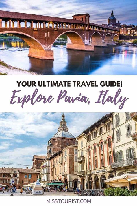 From where to eat to what to see, this is your ultimate guide to Pavia, Italy from a local! Get all the info you need to make the most of your trip! Pavia Italy, Going To Italy, Europe 2023, Things To Do In Italy, Best Of Italy, Central America Travel, One Day Trip, Italy Tours, Italy Travel Tips