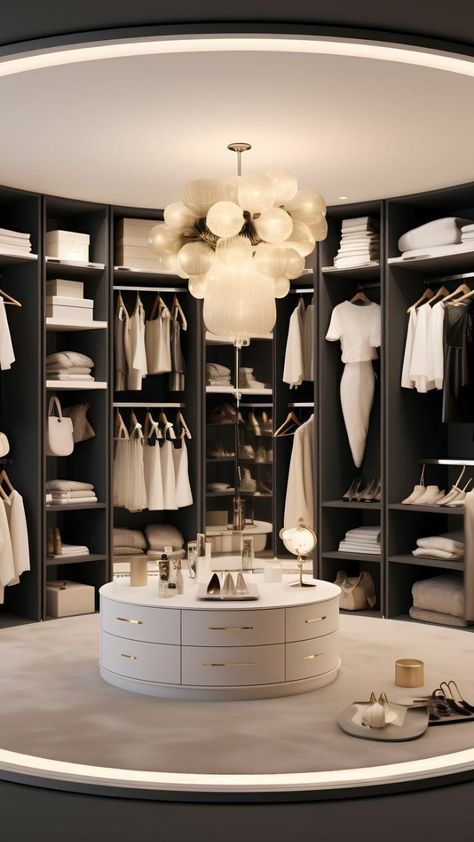 Dream Closet Design, Walk In Closet Design, Luxury Closets Design, Modern Closet, Closet Decor, Luxury Bedroom Master, Design Room, Luxury House Designs, Dressing Room Design