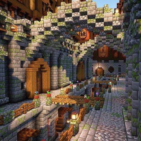 Minecraft Thrown Chair, Interactive Minecraft Builds, Minecraft Miners House, Minecraft Midevil City, Minecraft Chimney Design, Minecraft Ravine Base, Survival Minecraft Houses, Minecraft Kingdom Layout, Minecraft Squid